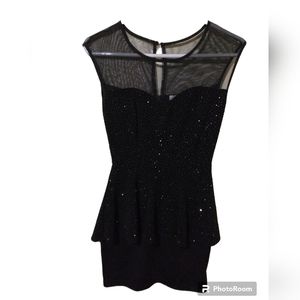 NWOT Black sequin Dress Size Small